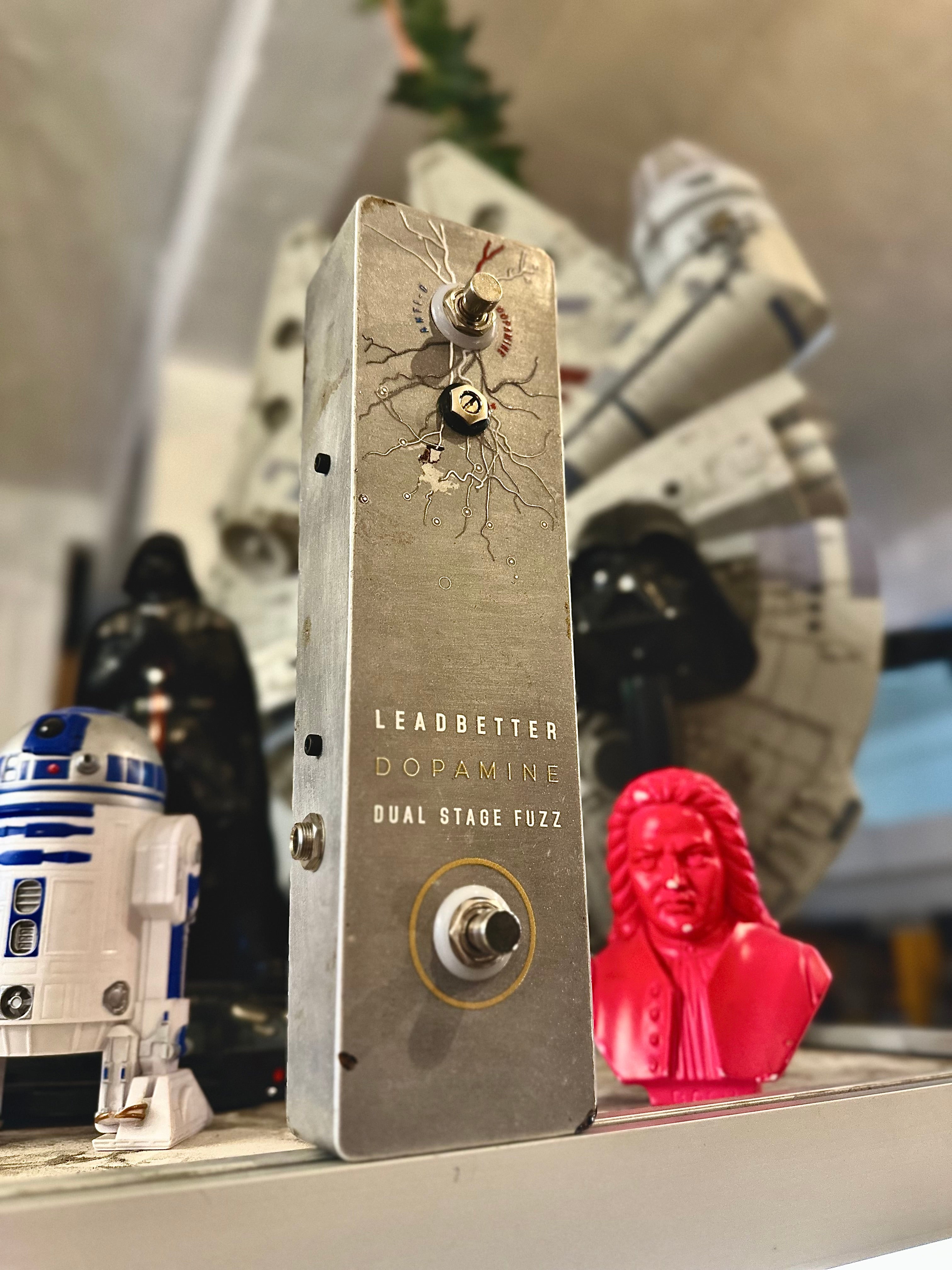 Leadbetter | Dopamine | 4 of 6 | Dual Stage Fuzz Pedal | Rusty Silver Relic | Made in Australia Leadbetter | Dopamine | 4 of 6 | Dual Stage Fuzz Pedal | Rusty Silver Relic | Made in Australia